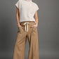 Wide Leg Pull On Pants