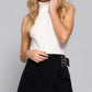 Waist Belted Cargo Skort