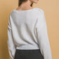 Pearl details sweater