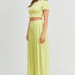 Crop Top And Palazzo Pants Set