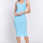 Racerback Sleeveless Midi Dress