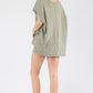 Light Green Subtle Details Top